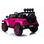 Elektrické autíčko - Jeep BRD-7588 4x4 - nelakované - ružové